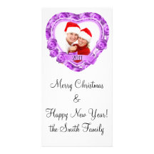 Heart/Photo Personalised Photo Card