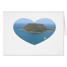 Heart Pittwater Greeting Card