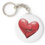 Heart Puzzle keychains