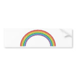 Heart Rainbow bumper stickers