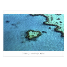 Heart Reef - Australia Postcard