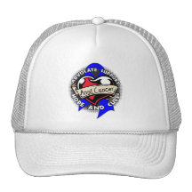Heart Ribbon - Anal Cancer Mesh Hats