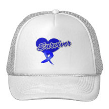 Heart Ribbon - Anal Cancer Survivor Mesh Hats