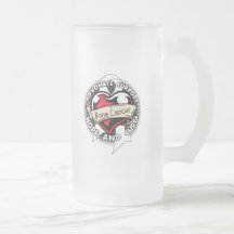 Heart Ribbon - Bone Cancer Coffee Mug