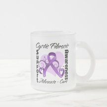Heart Ribbon - Cystic Fibrosis Awareness Coffee Mug