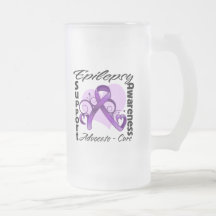 Heart Ribbon - Epilepsy Awareness Mug