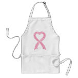 Heart Ribbon Scribble Apron
