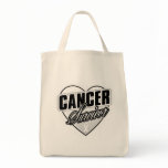 Heart Ribbon Survivor Lung Cancer bags
