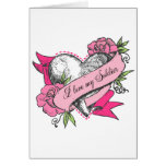 Heart & Roses Greeting Cards