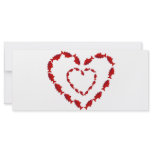 HEART SALMON FISH rack cards