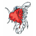 Heart Scorpion t-shirts