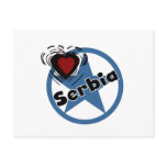 Heart Serbia Post Card