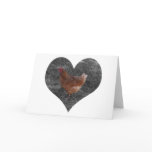 Heart Shaped Chicken Cards