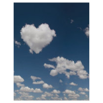 Heart shaped cloud