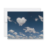Heart shaped cloud invitations