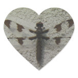 Heart Shaped Dragonfly Stickers