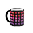 Heart shaped peace sign Mug
