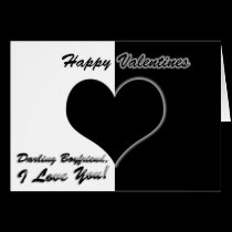 Heart Silhouette Card Boyfriend