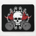 Heart Skull Guitar mousepads
