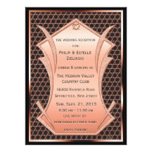 Heart & Soul - Copper (Reception Invitation)