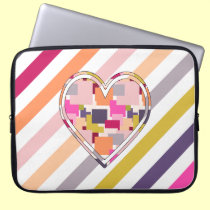 HEART SQUARED laptop sleeves