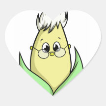 Heart Sticker with Frank