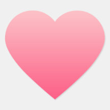 Heart Stickers Pink Gradient