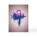 HEART SWANS by SHARON SHARPE cards