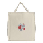 Heart to Heart embroidered bags