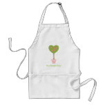 Heart Topiary with Pink Roses aprons