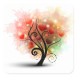Heart Tree Sticker