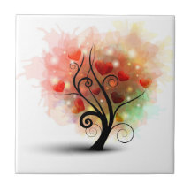 Heart Tree Tile