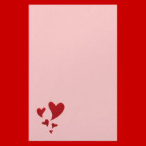 Heart Valentine Stationery