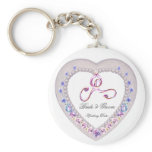 Heart Wedding Favour Keychain
