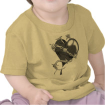 heart with barbwire t shirt
