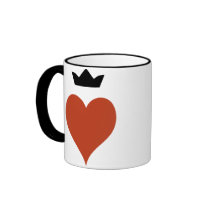 Heart with Crown Coffee Mugs