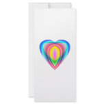 Heart with Inviting Colours rack cards