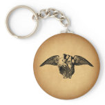 Heart with Locks and Wings keychains