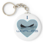 Heart with Whale Tail Photo keychains