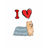 heart yorkie t-shirts