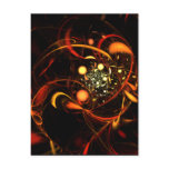 Heartbeat Abstract Art Postcard