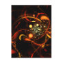 Heartbeat Abstract Art Postcard