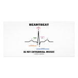 Heartbeat Is My Internal Music (ECG/EKG) photo cards
