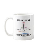 Heartbeat Life's Rhythm (ECG/EKG Heartbeat) mugs