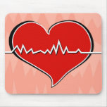 Heartbeat mousepads