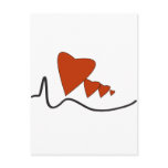 Heartbeats - Postcard - Wide - Customisable