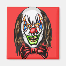 Heartless Evil Clown Magnets