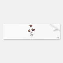 hearts1 bumper stickers
