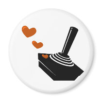 Hearts Afire Refrigerator Magnet