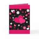 Hearts and flowers cards